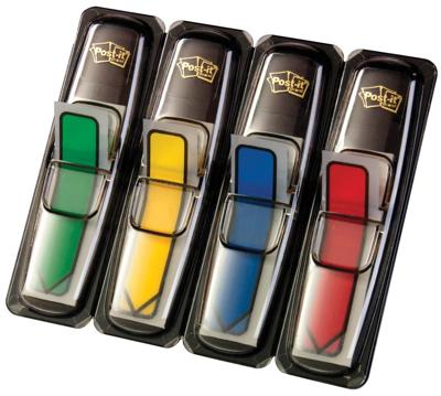Post-it Index pijltjes, ft 12 x 43 mm, set van 4 kleuren, 24 pijltjes per kleur Post-it Index pijltjes, ft 12 x 43 mm, set van 4 kleuren, 24 pijltjes per kleur