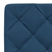 Bedframe zonder matras stof blauw 200x200 cm - thumbnail