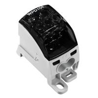 Weidmüller 2725360000 Verdeelblok Schroeven Zwart 1 stuk(s) - thumbnail