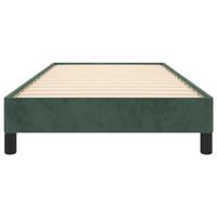 Bedframe fluweel donkergroen 90x200 cm - thumbnail