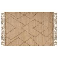 Beliani - HANDERE - Vloerkleed - Beige - 200 x 300 cm - Jute - thumbnail