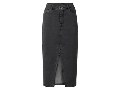 esmara Dames spijkerrok (Zwart, 44)