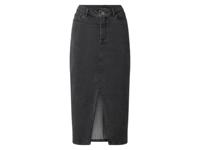 esmara Dames spijkerrok (Zwart, 44) - thumbnail