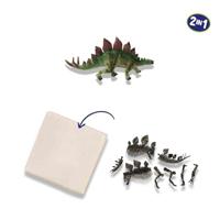 SES explore dino en skelet opgraven 2in1- stegosaurus - thumbnail