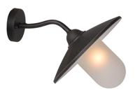 Lucide ARUBA - Wandlamp Binnen/Buiten - Ø 30 cm - 1xE27 - IP44 - Roest bruin - thumbnail