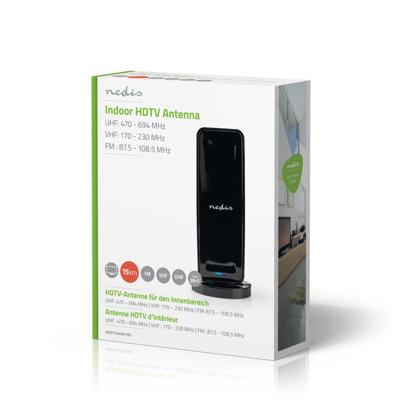 Nedis Binnenantenne | 0-15 km | LTE700 | 28 dB | Zwart | 1 stuks - ANIR1504BK700 ANIR1504BK700