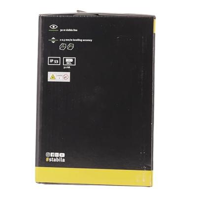 Stabila LAX 50 G Kruislijnlaser | 30 m | ± 0,5 mm/m | 3 x type AA | 1 stuk - 19110