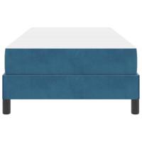 Boxspringbed met matras Donkerblauw 100 x 200 cm Fluweel - thumbnail