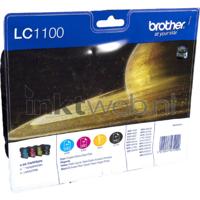 Brother Inkt LC-1100 Zwart, Cyaan, Magenta, Geel - thumbnail