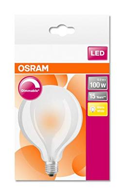 OSRAM HOMELIGHTING 4058075112131 LED-lamp Energielabel D (A - G) E27 Globe 13.8 W = 100 W Warmwit (Ø x l) 95 mm x 135 mm Dimbaar 1 stuk(s)