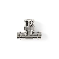 Adapter Antenne | BNC male - 2x BNC female Metaal - thumbnail