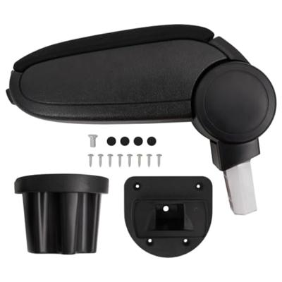 VidaXL Armsteun 13,5x32,5x(31-46,5) cm abs zwart