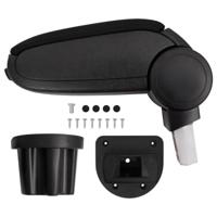 VidaXL Armsteun 13,5x32,5x(31-46,5) cm abs zwart - thumbnail