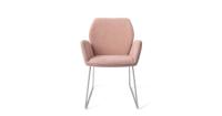 Jesper Home Eetkamerstoel 'Misaki' Slide Steel, kleur Anemone - thumbnail