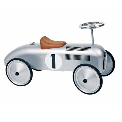 Goki retro loopauto zilver Goki retro loopauto zilver