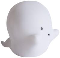 A Little Lovely Company nachtlamp Spookje junior 13 cm PVC wit - thumbnail