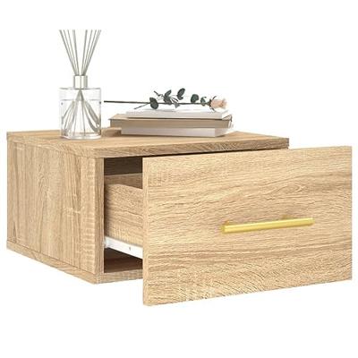 Nachtkastjes 2 st wandgemonteerd 35x35x20 cm sonoma eikenkleur Nachtkastjes 2 st wandgemonteerd 35x35x20 cm sonoma eikenkleur