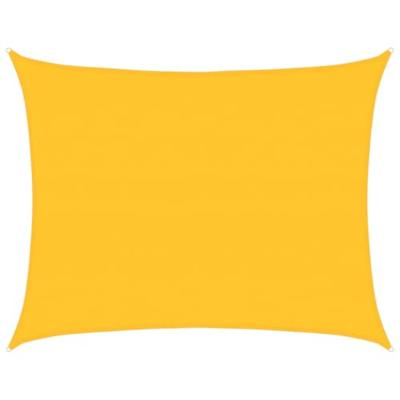 VidaXL Zonnezeil 160 g/m² rechthoekig 6x7 m hdpe geel VidaXL Zonnezeil 160 g/m² rechthoekig 6x7 m hdpe geel