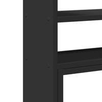VidaXL Bureau organiser 40x17x41 cm bewerkt hout zwart - thumbnail