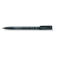 Viltstift staedtler ohp lumo sf 313 perm zwart - thumbnail