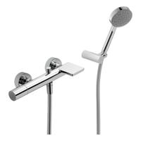 TRES Max badmengkraan met watervaluitloop incl. badset chroom 06117001 - thumbnail