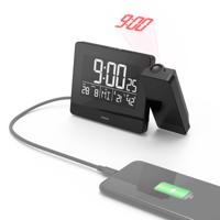 Hama Projectiewekker Plus Charge Wekker radio Zwart - thumbnail