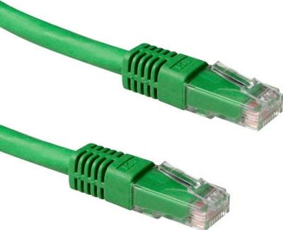 ACT Groene 10 meter LSZH U/UTP CAT6A patchkabel met RJ45 connectoren