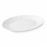 Serveerschaal Vivalto Wit Opaal glas 34 x 2,5 x 25 cm 35 x 2,5 x 25 cm (18 Stuks) - thumbnail