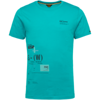 PME Legend T-shirt met printopdruk turquoise - thumbnail
