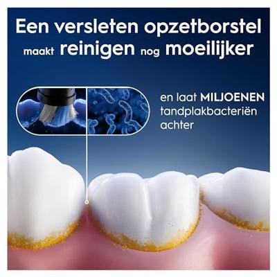 Oral B Opzetborstels ultimate clean black 4 Stuks