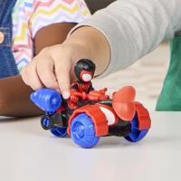 Spidey Techno-Quad voertuig en 7,5 cm Miles "Spin" Morales figuur met accessoire, geschikt voor kinderen vanaf 3 jaar, Marvel Spidey and Extraordinary Friends - thumbnail