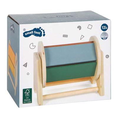 Small Foot - houten montessori draaiende trommel fsc Small Foot - houten montessori draaiende trommel fsc