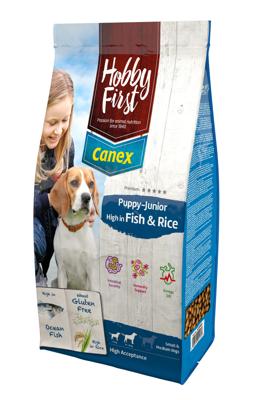 HobbyFirst Canex Puppy Junior met vis en rijst hondenvoer 2 x 12 kg HobbyFirst Canex Puppy Junior met vis en rijst hondenvoer 2 x 12 kg