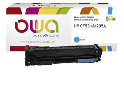 Tonercartridge owa hp cf531a blauw