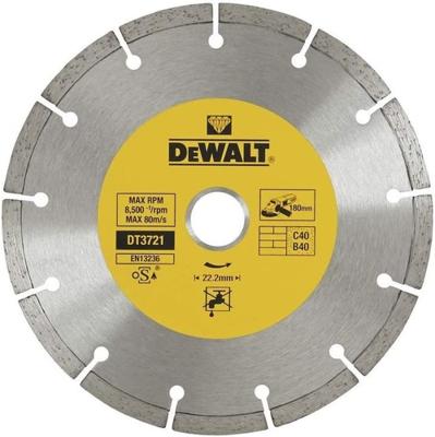 DeWalt Diamantblad gesegmenteerd 180mm - DT3721-QZ
