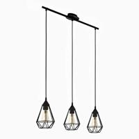 Eglo Vintage eettafel hanglampTarbes 3-lichts zwart - 94189 - thumbnail
