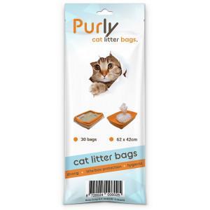 Purly kattenbakzakken (30 stuks) 3 verpakkingen