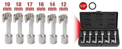 KS Tools 913.1210 1/2 open ring-dopsleutelset, 6-delig