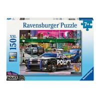 Ravensburger XXL puzzel Politie op patrouille - 150 stukjes - thumbnail