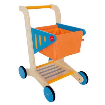 Hape houten winkelwagen - thumbnail