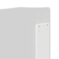 Bedframe met hoofdeinde Wit 140 x 200 cm Massief grenenhout - thumbnail