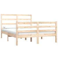 Bedframe massief grenenhout 135x190 cm - thumbnail
