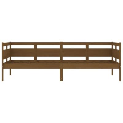 Slaapbank grenenhout honingbruin 80x200 cm