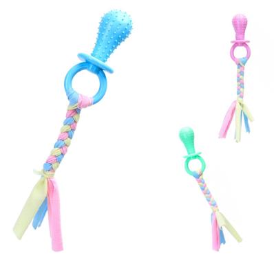 Nobleza Puppyspeeltje - Speen met lint Nobleza Puppyspeeltje - Speen met lint