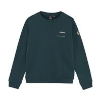 Indian Blue Jeans Winter sweater jongens - groen - loose fit/backprint - thumbnail