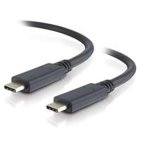 C2G USB korte verlengkabel, USB-kabel, USB C-kabel, 10G, zwart, 1 meter, kabel naar Go 28848 - thumbnail
