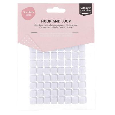 Vaessen Creative • klittenband zelfklevende achterkant 10x10mm 64pcs