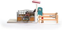 Schleich horse club paardenbox met hannah en cayenne 42710 - thumbnail