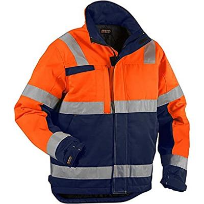 Blåkläder Winterjas High-Vis 48621811 | High Vis Oranje/Marineblauw | Maat XL - 7330509370940