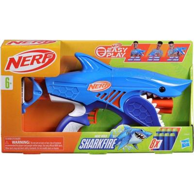 Nerf Elite Junior Sharkfire Blaster + 8 Darts Nerf Elite Junior Sharkfire Blaster + 8 Darts
